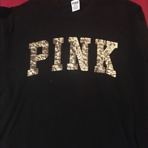 Long Sleeve Black PINK T-shirt